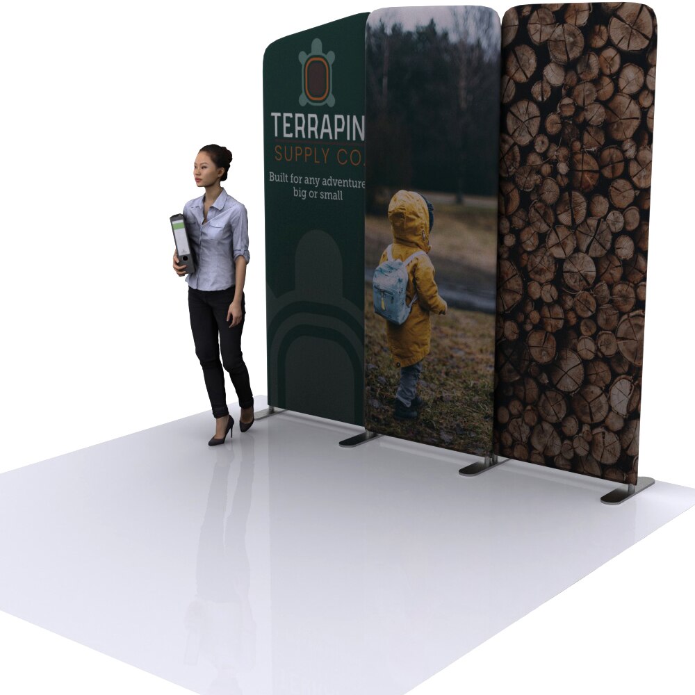 10 ft. Kit F EZ Tube® Connect — Single Sided Graphic Package
